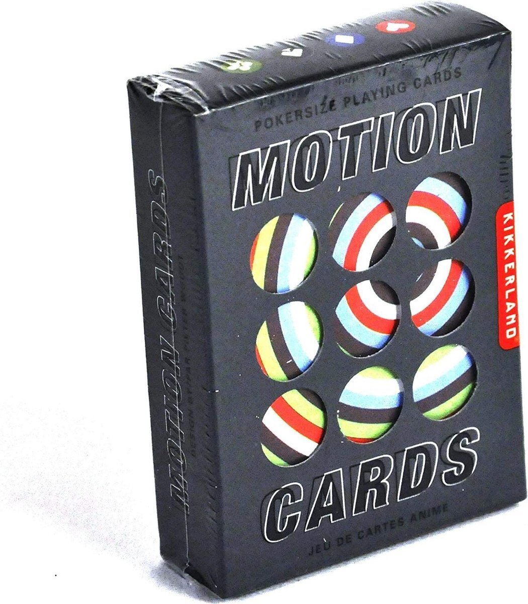 Kikkerland Design Kikkerland Motion Cards Speelkaarten