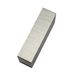 GARDINIA Eindstuk rechthoek, 2 x eindkap, aluminium, geborsteld, voor aluminium profiel met binnenloop Luxor rechthoekig, metaal, staal-geborsteld, 4 x 2 x 1 cm, 2