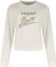 Guess Cn Love Triangle Sweatshirt Blanc L Femme