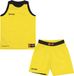 Spalding Double Face Reversible Basketbalset Enfants - Geel / Zwart - Maat 140