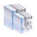 Amazon Basics Reistassen, opbergtassen, 12 stuks (6 kleine en 6 middelgrote), ritssluiting, transparant