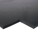 COBA Europe NIS00003C Nitrilgummi Industrieel rubber (l x b x h) 1400 mm x 1.4 m x 4.5 mm (Stukgoed) Zwart