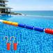 Bouée de piscine réglable avec câble métallique