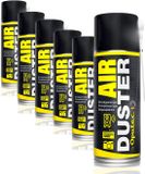 Oputec 6 x 400ml spray – air duster / drukluchtreiniger – toetsenbord reiniger met verlengstuk – Made in Germany