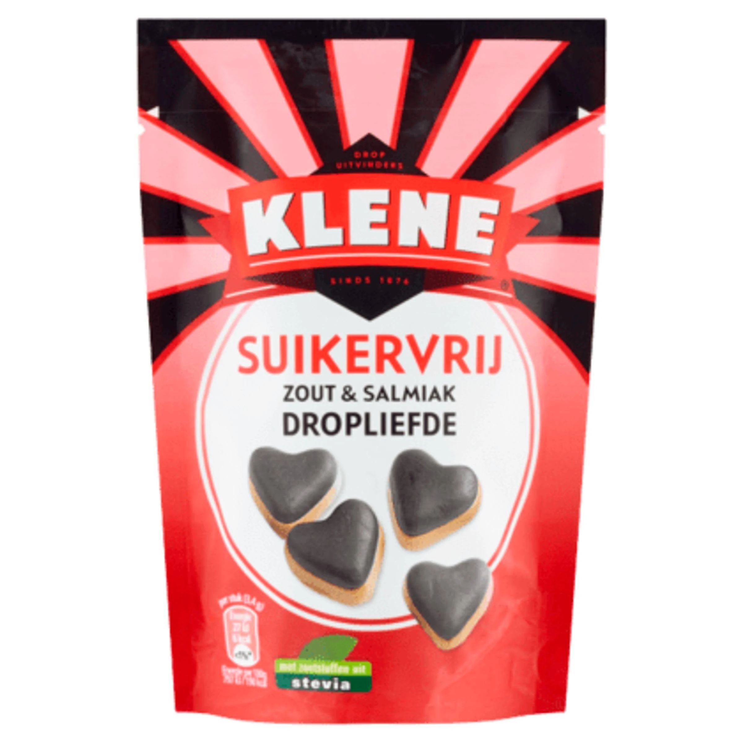Klene Dropliefde suikervrij 12 x 90g