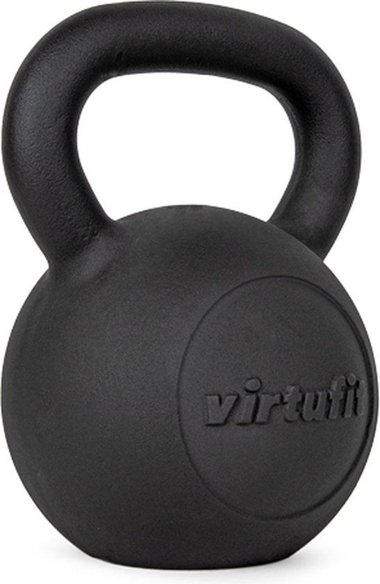 VirtuFit Kettlebell Pro - 20 kg - Zwart - Gietijzer - CrossFit & Fitness