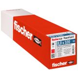 Fischer 568161 PowerFast II Verzonken houtschroef 8 mm 320 mm Interne vertanding Staal Galvanisch verzinkt 50 stuk(s)