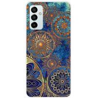 Samsung Galaxy M23 Mandala blauw siliconen hoesje