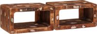 vidaXL Nachtkastje 2 stuks Bruin 45 x 30 x 24 cm