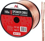 Maclean Luidsprekerkabel Audiokabel Hifi 100m Transparant