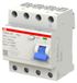 Doktorvolt ABB Stroomonderbreker met aardlekschakeling (RCCB), 4-polig, 40A, 30mA, type AC, artikelnummer 2CSF204001R1400