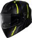 IXS 217 2.0, casque intégral, Noir Mat/Gris/Jaune Néon, XL