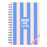 Mr. Wonderful Notitieboek A5 roze - veel te schrijven