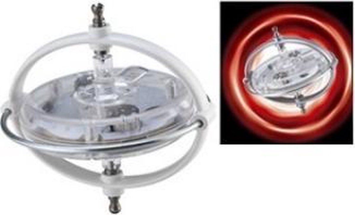 Navir Ufo Gyroscoop Met Licht Rood
