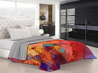 Italian Sogni D'autore Italian Bed Linen, Summer Duvet, Double, Microfiber, Multicolor SD43