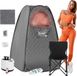 Sauna portable avec chaise pliable et télécommande