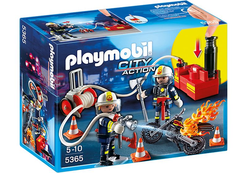 Playmobil City Action Firefighters with Water Pump | 5365 | 4+ Years