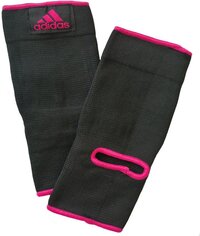 Adidas Enkelbeschermer Zwart/Roze Small