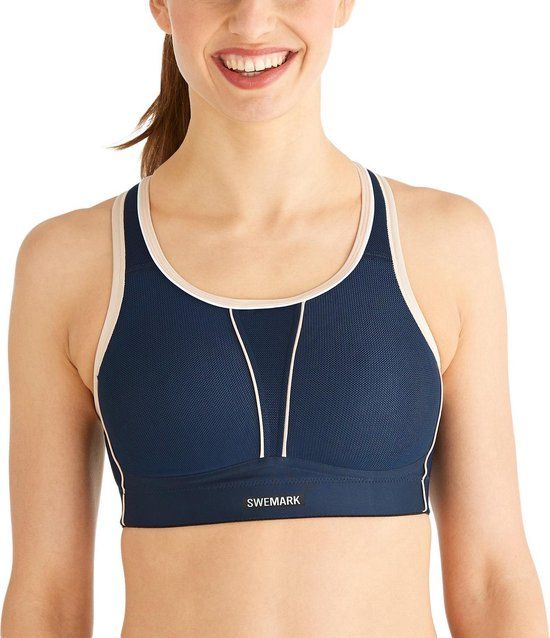 Swegmark Movement Sport-BH - Dames - 75E - Donkerblauw - Extreme ondersteuning