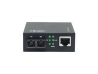 LevelOne Media converter RJ45 naar SC, Gigabit Ethernet, multimode, smart, voor glasvezelnetwerken