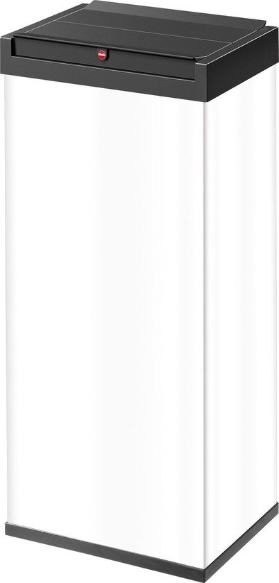 Doeco Hailo Big-Box Swing Afvalbak - 52L - Wit - 0860-231