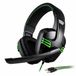 Elementkey StrikeX Gaming Headset – Bedraad – 40mm Drivers – Microfoon – 2x 3.5mm Jack – Over-Ear – Zwart/Groen
