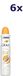 Dove 6x Deospray - Passievrucht, 250 ml