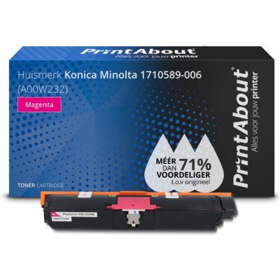 PrintAbout Huismerk Konica Minolta 1710589-006 Magenta Toner