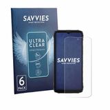 Savvies Screenprotector voor Doogee Blade 10 Energy - Folie Beschermfolie transparant 6 Stuks