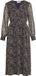 VILA Maxi-jurk VIFALIA lange mouwen Rhodoniet Panterprint Polyester