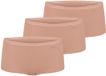 Sloggi Women GO Crush Short (3-pack) - dames boxer - beige