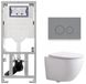 Geberit QeramiQ Dely Swirl Toiletset Compact - Blanc Brillant