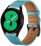 By Qubix Qubix Lederen bandje Blauw voor Huawei Watch GT 6 / GT 7 / GT 6 Pro / GT 7 Pro - 46mm