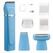 BarberBoss Verzorgingsset voor mannen, baard, haar- en lichaamstrimmer, 3 verwisselbare koppen, keramische messen, USB-oplaadbaar, waterdicht, gezichts- en lichaamsknipperset