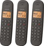 Logicom ILOA 350 Huistelefoon Draadloos Trio Zwart