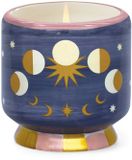 Paddywax A Dopo Moon Phases Geurkaars - Jasmijn, Roos - Keramiek - 227 gr