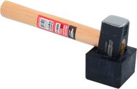 Awtools Marteau - 1kg - Tête en acier au carbone - Manche en bois