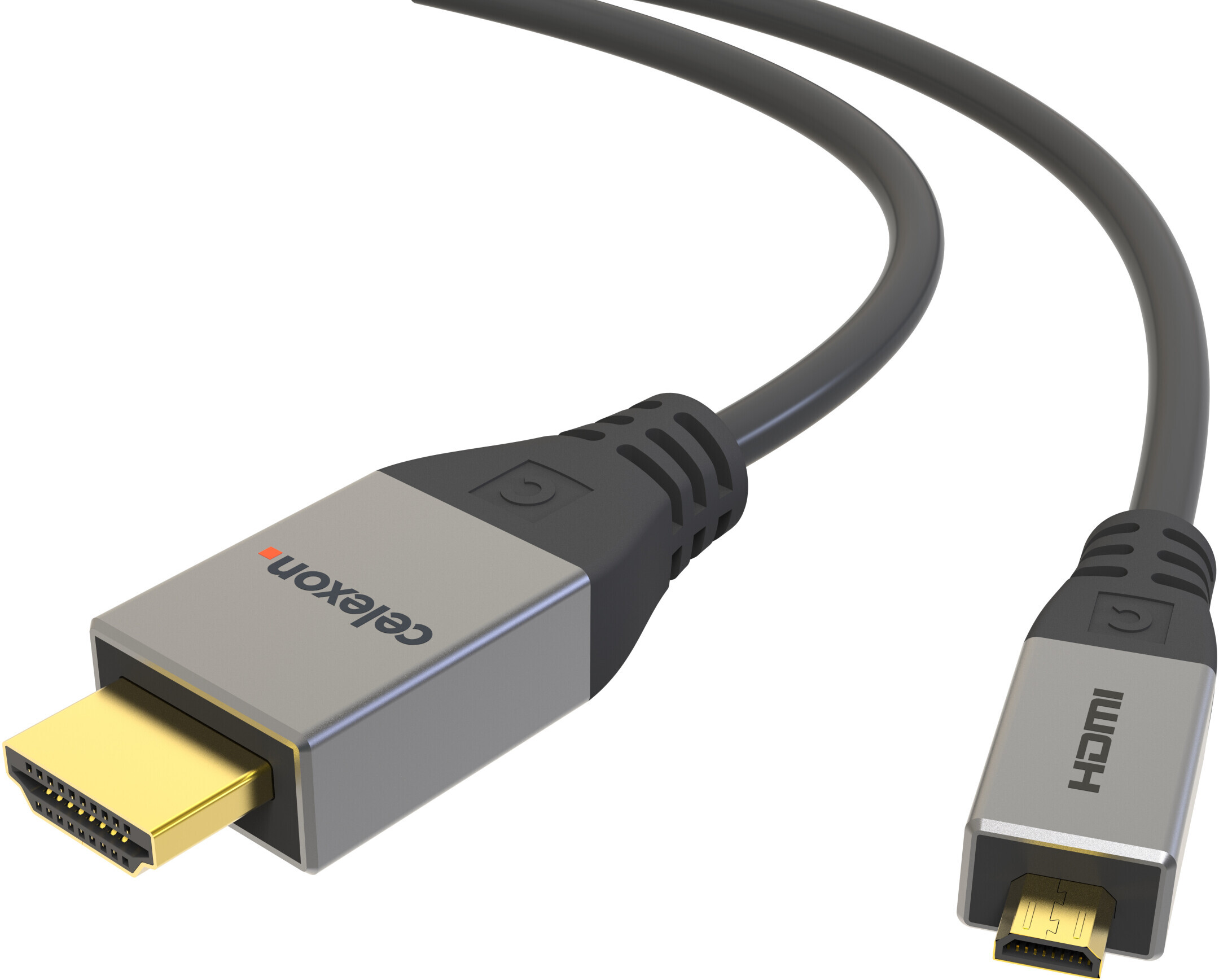 Celexon HDMI naar Micro HDMI kabel met Ethernet - 2.0a/b 4K 3.0m - Professional