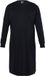 JP 1880 Heren Nachthemd Basic Lange Mouwen Zijsplit Zwart Maat 6XL