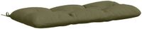 vidaXL Bankkussen VIANEN 100% Polyester Olijfgroen 130 x 50 x 12 cm