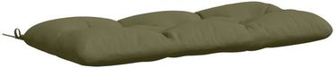 vidaXL Bankkussen VIANEN 100% Polyester Olijfgroen 130 x 50 x 12 cm