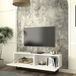 en.casa Tv-meubel Verpsboga kort frame 135x32x47 cm wit
