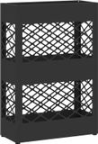 vidaXL Regen Paraplu Stand Zwart 28 x 12 x 41 cm Staal