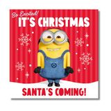 Danilo Promotions Ltd Officiële Despicable Me Kerstkaart, Generieke Kerstkaart
