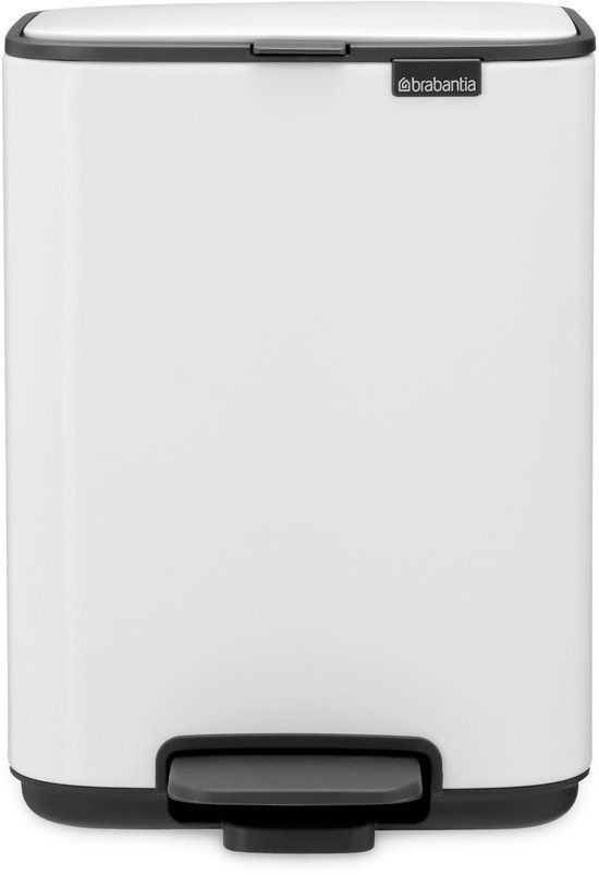 Bo Brabantia Bo Pedaalemmer - 4 liter - White