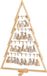 howa Groot Decoratieve Houten Kerstboom met Adventskalender