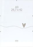 Deknudt Frames wissellijst met clips - S200K9 - foto: A3 (29,7x42 cm)