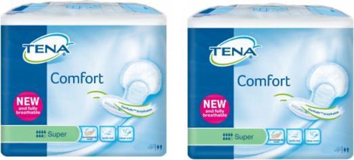 Tena COMFORT SUPER - Karton met 72 Anatomische inleggers