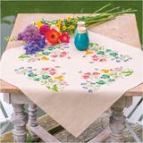 Vervaco Tafelkleed Kit Meadow Flowers