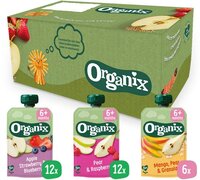 Organix Knijpfruit Maandbox 6+ Maanden - 30 stuks - Biologisch
